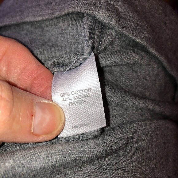 J Jill Womens Medium Gray Long Sleeve Pockets Lace Up Back Knit Dress Size M - Picture 9 of 10